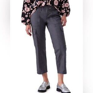 Social Standard Grey Portside Cargo Crop Mid Rise Cotton Size XL Hiking